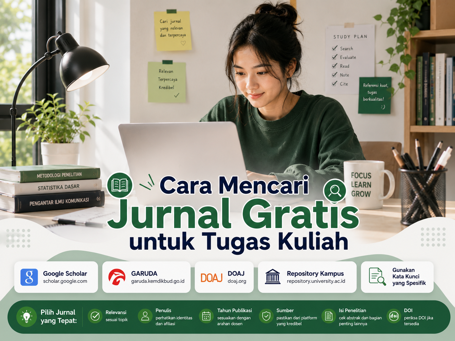 Cara Mencari Jurnal Gratis untuk Tugas Kuliah