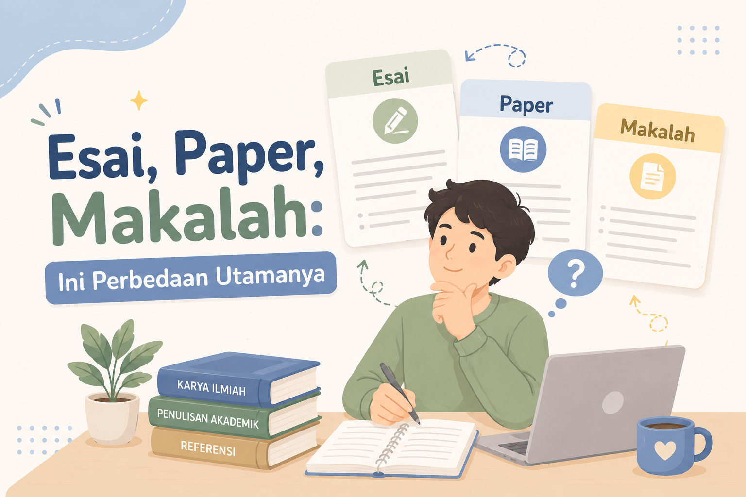 Esai, Paper, Makalah: Ini Perbedaan Utamanya