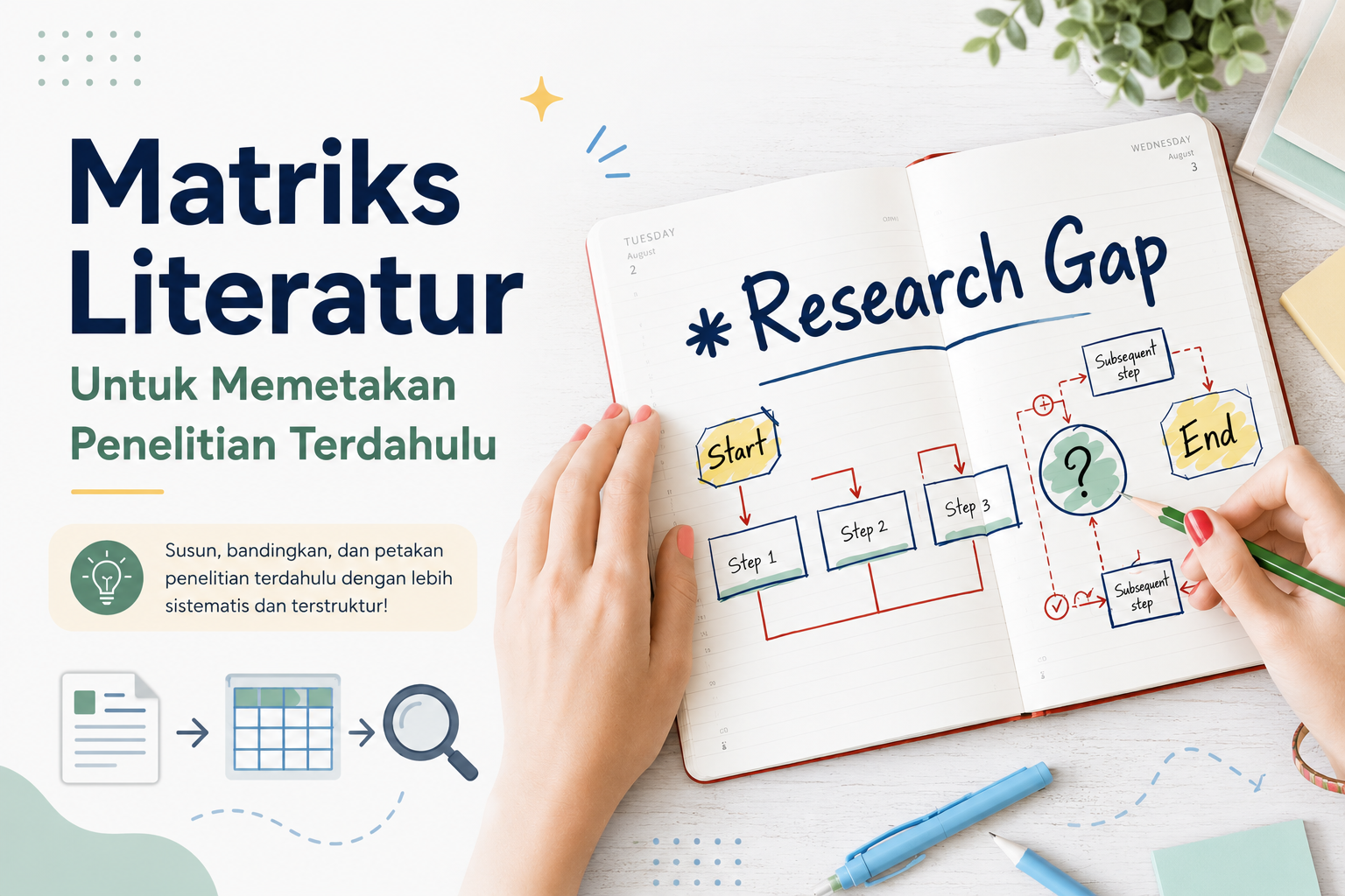 Matriks Literatur Untuk Memetakan Penelitian Terdahulu