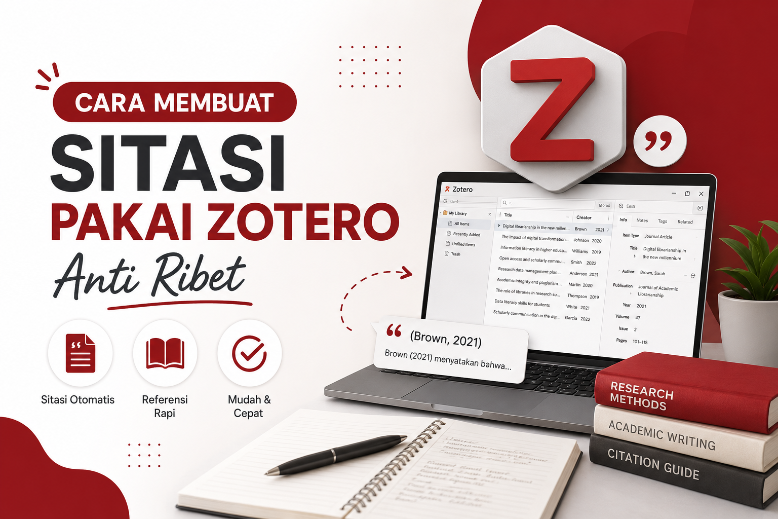 Cara Membuat Sitasi Pakai Zotero Anti Ribet