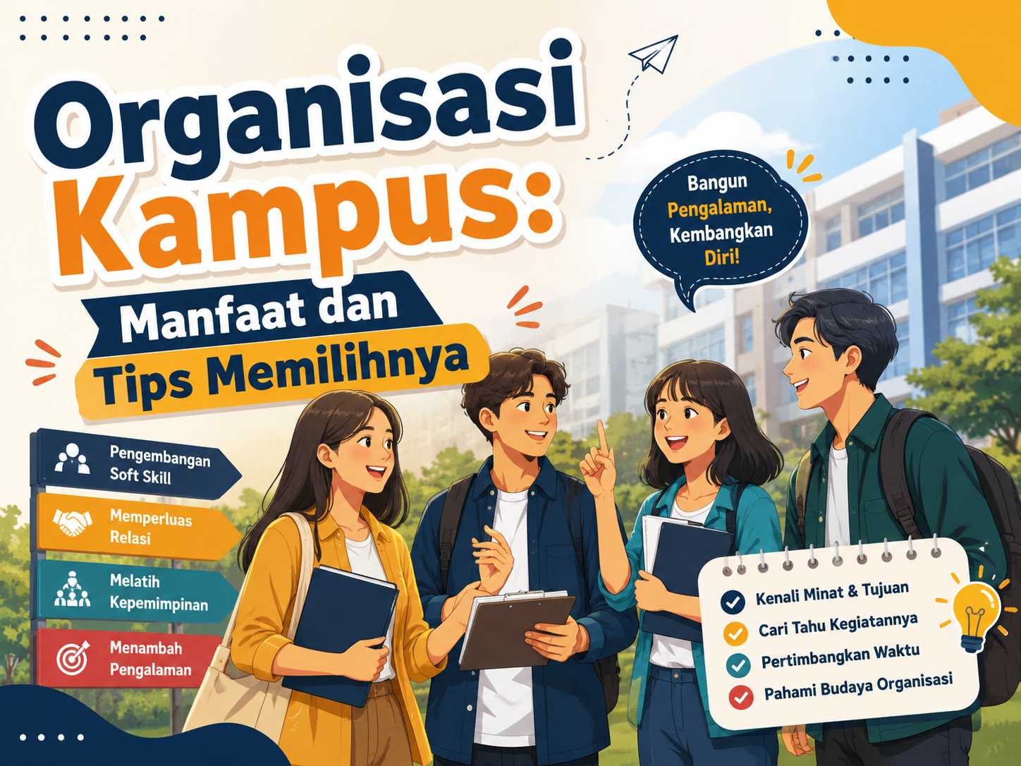 Organisasi Kampus: Manfaat dan Tips Memilihnya