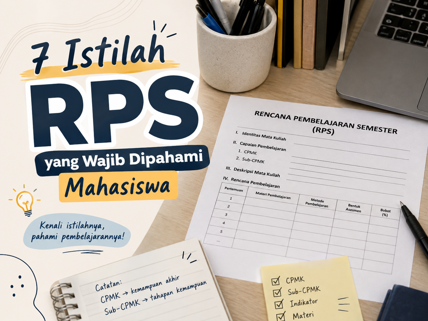 7 Istilah RPS yang Wajib Dipahami Mahasiswa