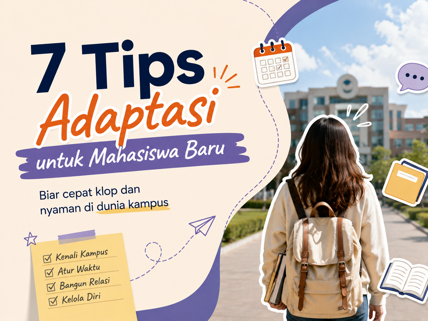 7 Tips Adaptasi untuk Mahasiswa Baru