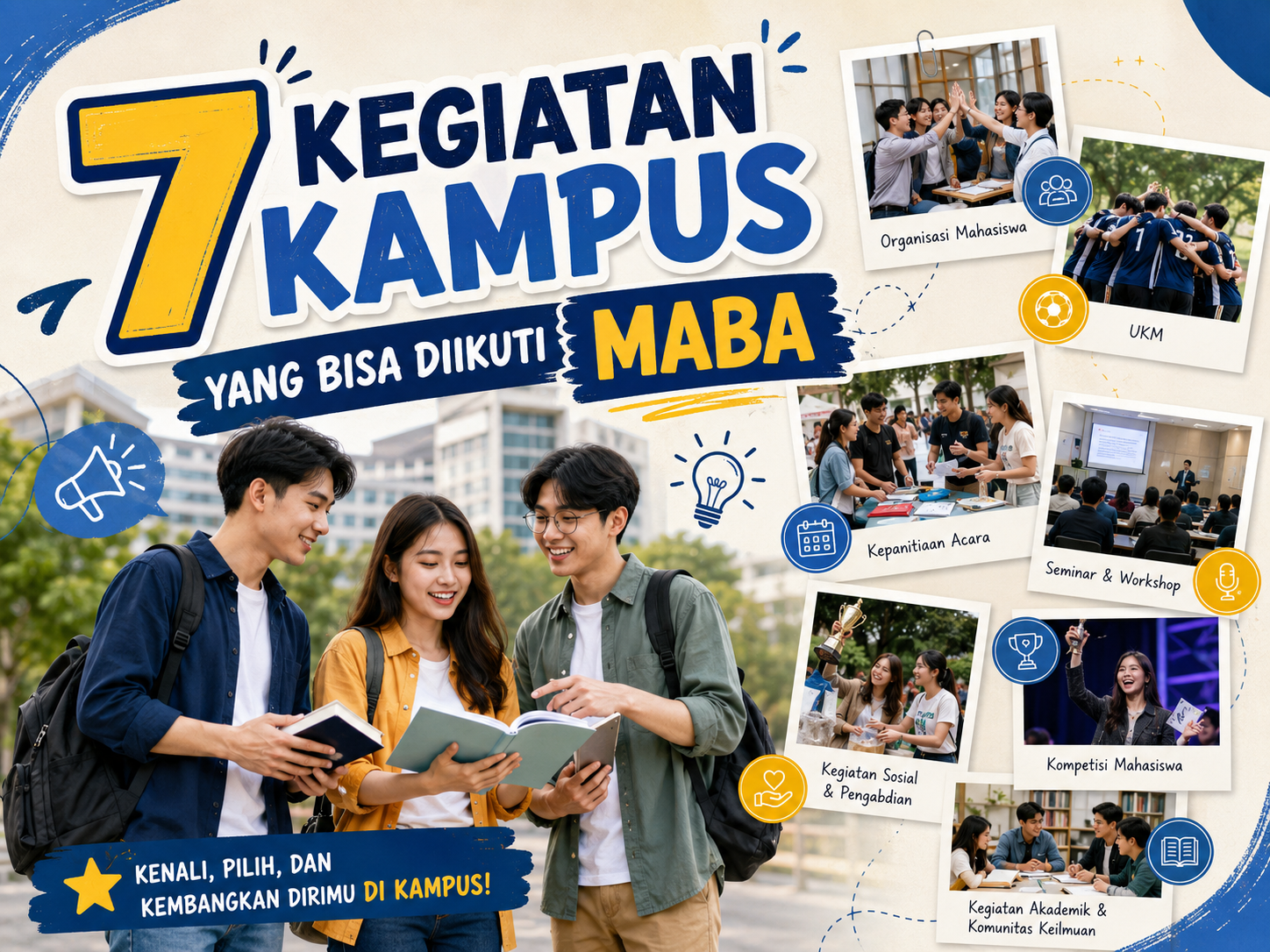 7 Kegiatan Kampus yang Bisa Diikuti Maba