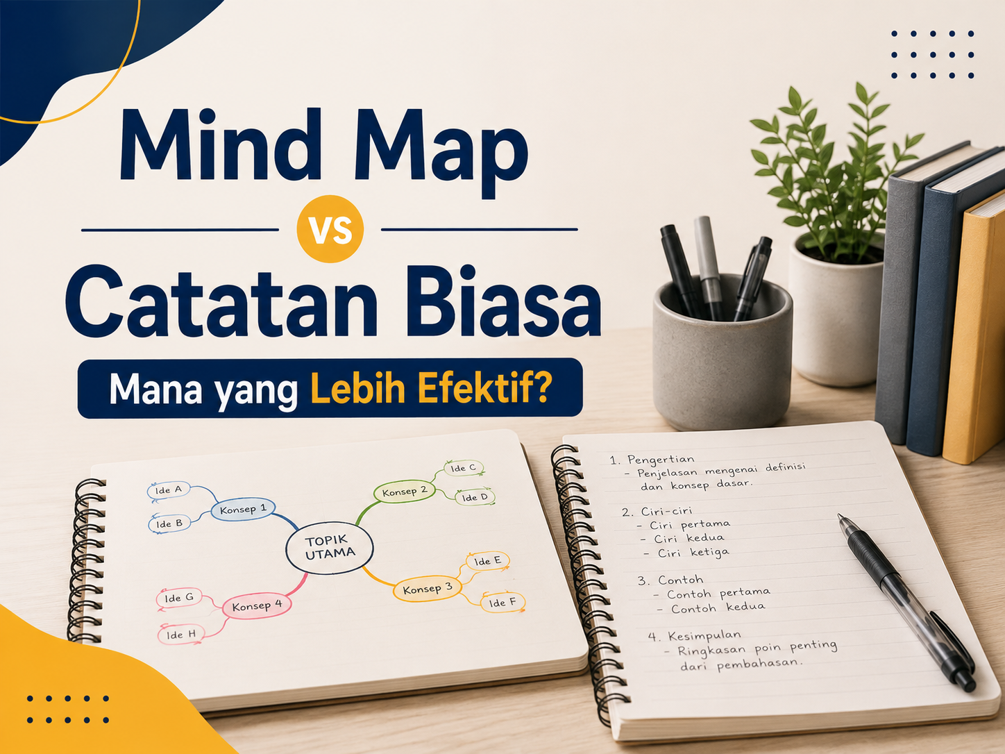 Mind Map vs Catatan Biasa: Mana yang Lebih Efektif?