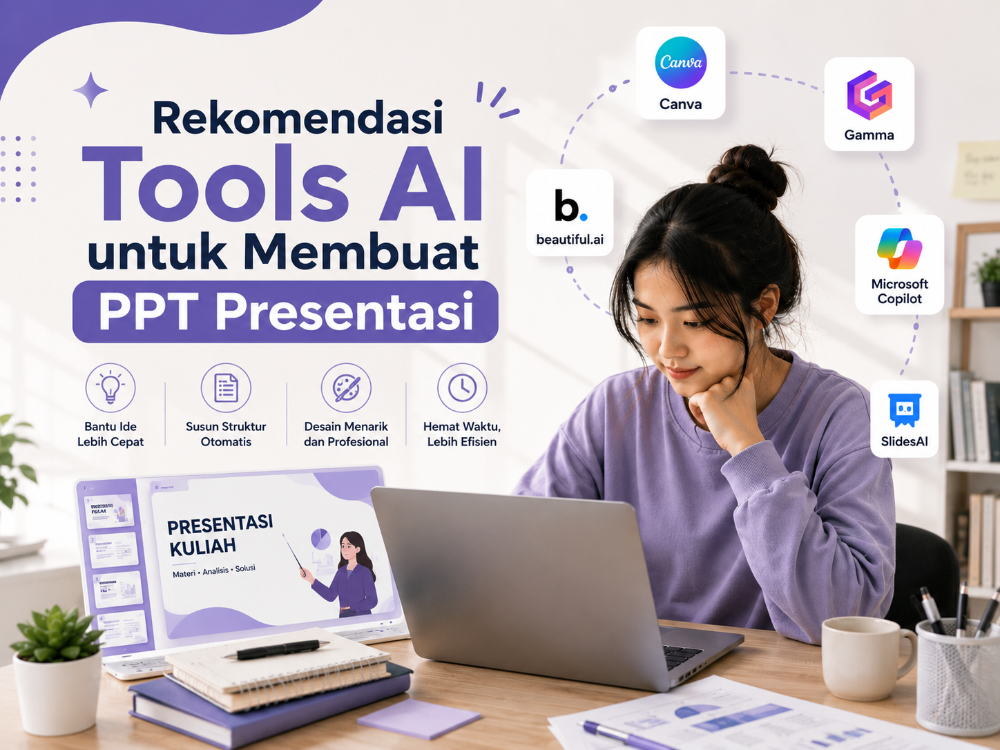 Rekomendasi Tools AI untuk Membuat PPT Presentasi