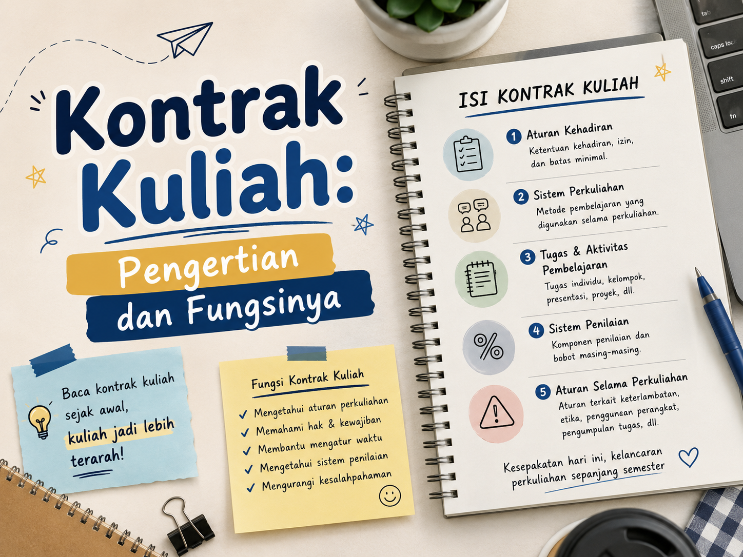 Kontrak Kuliah: Pengertian dan Fungsinya