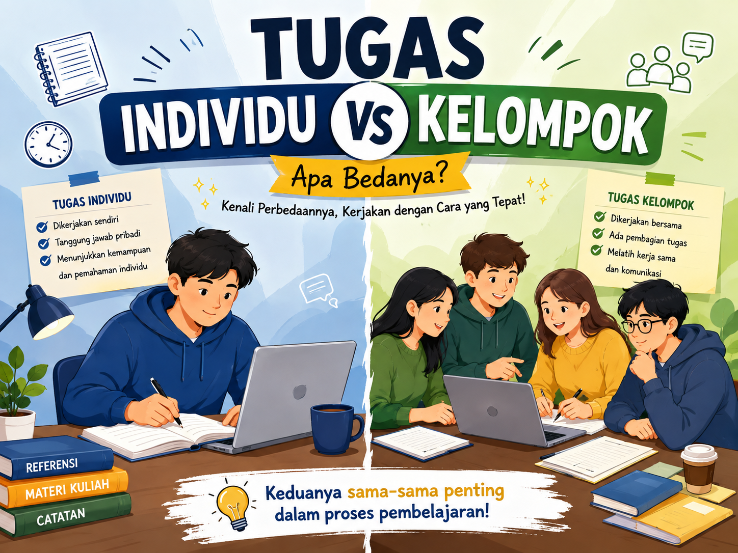 Tugas Individu vs Tugas Kelompok: Apa Bedanya?
